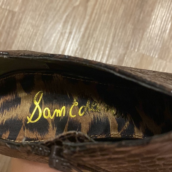 Sam Edelman Whitely Snakeskin Booties - Picture 7 of 12